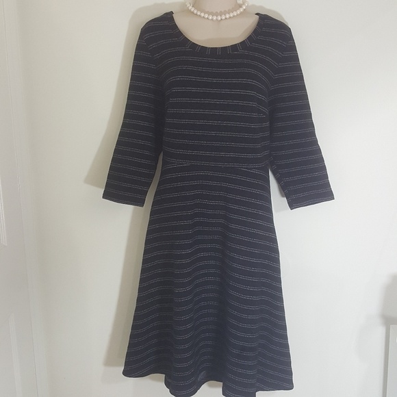 Lane Bryant Dresses & Skirts - Lane Bryant Blk & white striped Dress Size 14/16